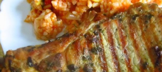 Челогач в зеленом маринаде