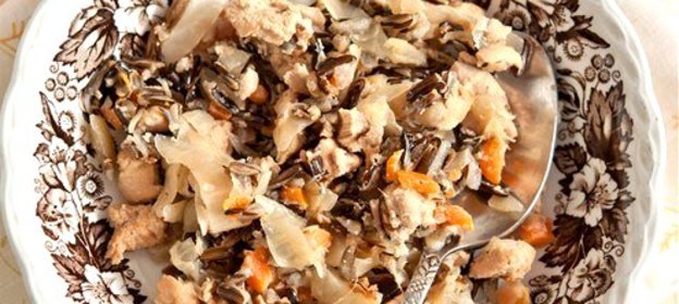 Ленивые голубцы с курицей, в духовке