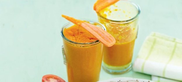 Смузи из помидоров, цветной капусты и моркови