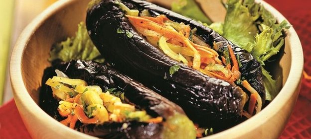 Баклажаны соленые фаршированные