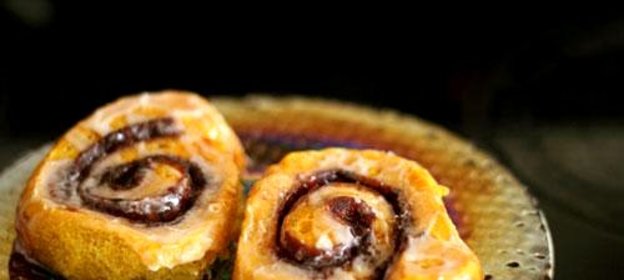 Тыквенные булочки с корицей