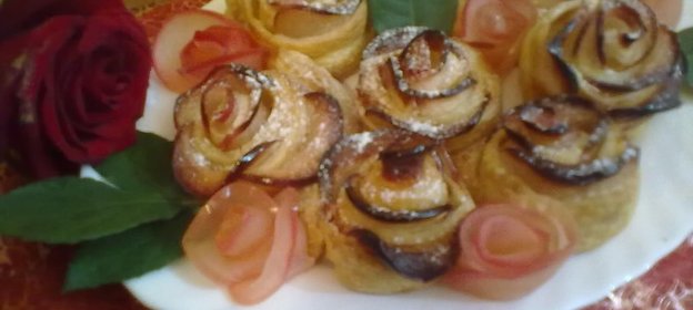 Яблочные розы...Для милых дам)))