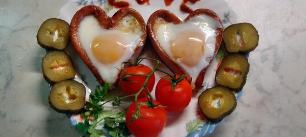 Романтическая яичница