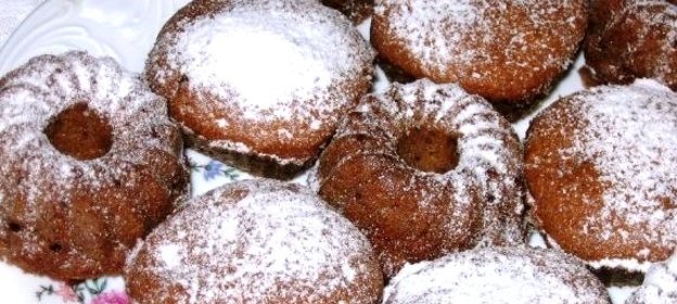 Кексы с яблоками