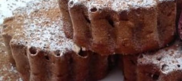 Банановые маффины с какао