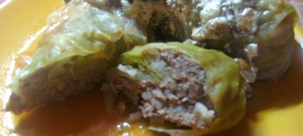 Голубцы с грибами и фаршем