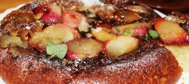 Карамельный кекс на кефире (в мультиварке)