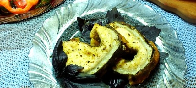 Стейк зубатки в духовке