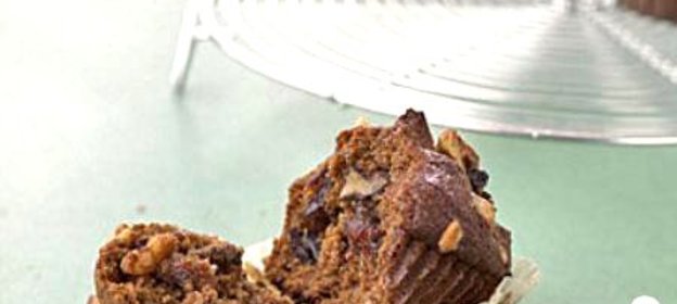 Маффины с финиками и орехами