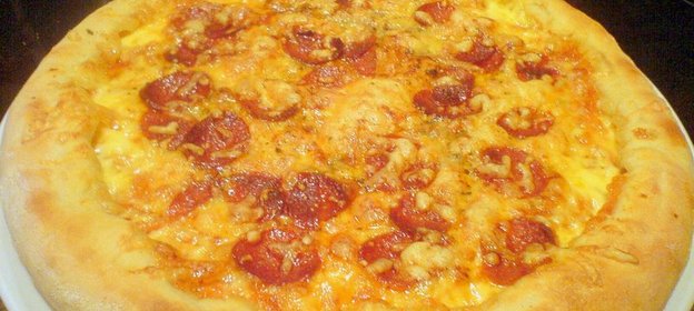 Простая, эффектная и очень вкусная пицца по интересному рецепту