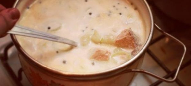 Уха со сливками по-фински