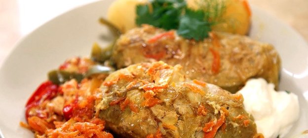 Голубцы в микроволновке