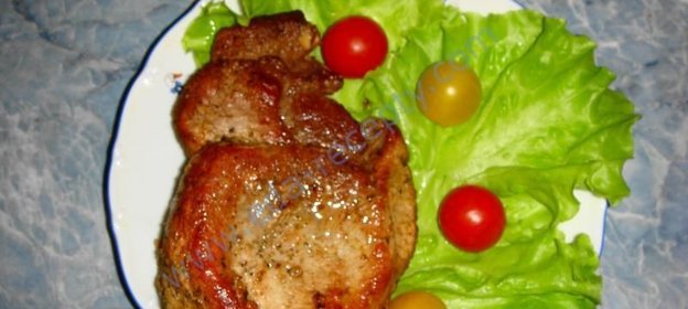 Мясо под маринадом нежное