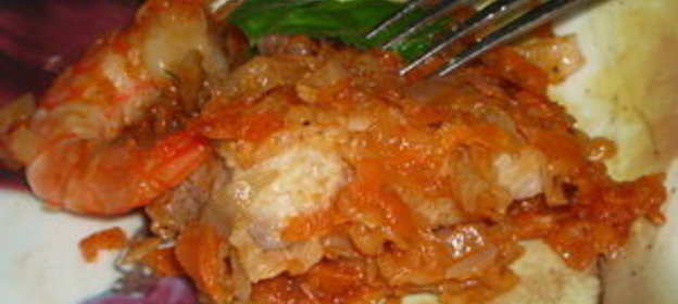 Морепродукты под маринадом