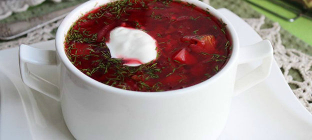 Как приготовить борщ из молодой свеклы на говяжьем бульоне