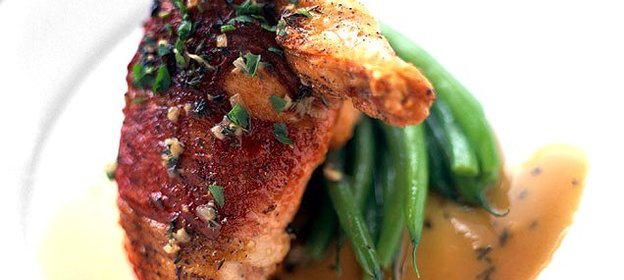 Куриные грудки в шампанском