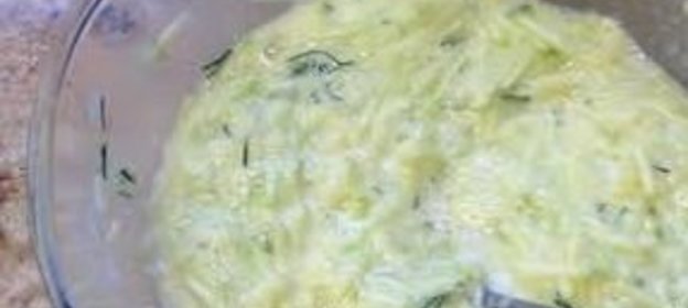 Оладьи из кабачков