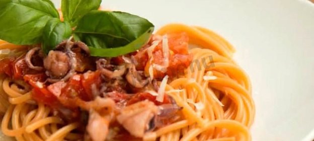 Паста с морскими ушками