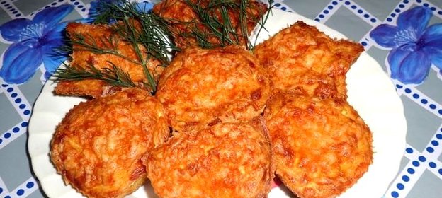Маффины из кабачка и сыра