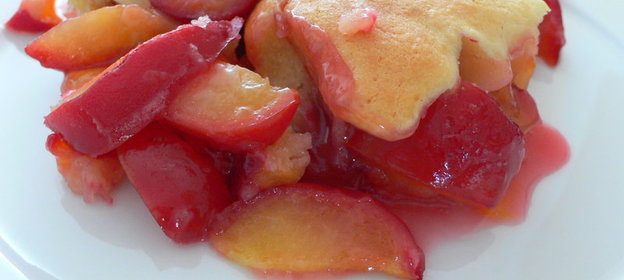 Сливовая запеканка