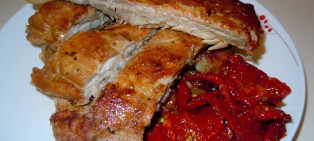 АРОМАТНЫЕ СВИННЫЕ РЁБРЫШКИ в цитрусово-имбирном маринаде с мёдом