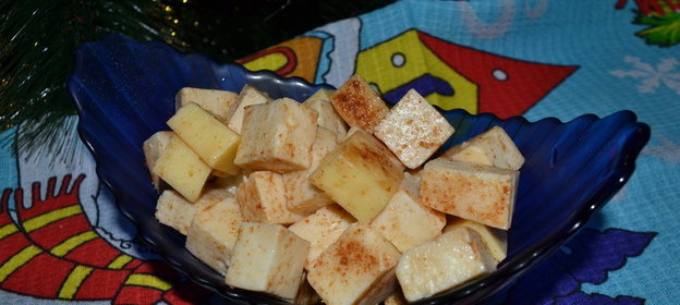 Сыр в остро-медовом маринаде