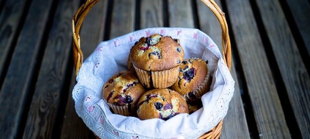 Смородиновые маффины