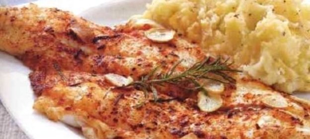 Жареная камбала