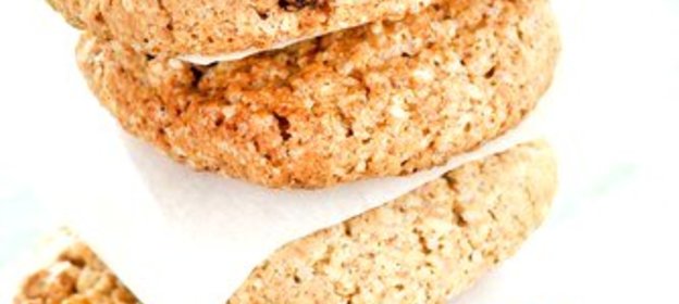 Овсяное печенье с цукини, кокосом и изюмом