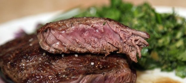 Стейк из страуса