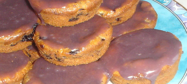 Кексики черничные