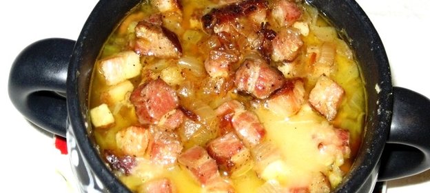 Гороховая каша в духовке