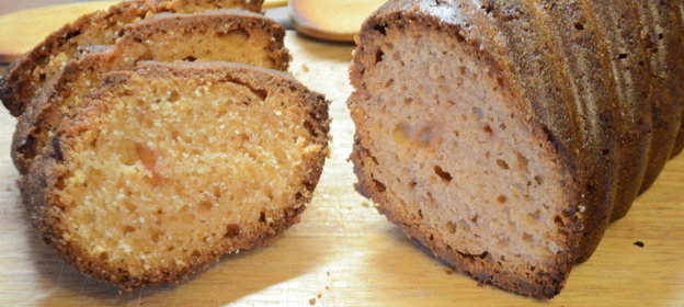 Клюквенный кекс из пастилы