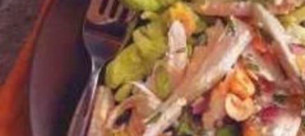 Салат рисовый с сельдью