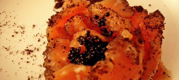 РОЗА для мужчин ко Всемирному Дню Мужчин! Форель и кофе - союз чудесный!