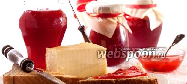 Клубничный джем с ванилью и лимонной цедрой