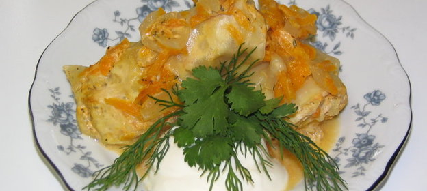 Голубцы с куриным фаршем