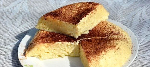 Творожная запеканка в микроволновке