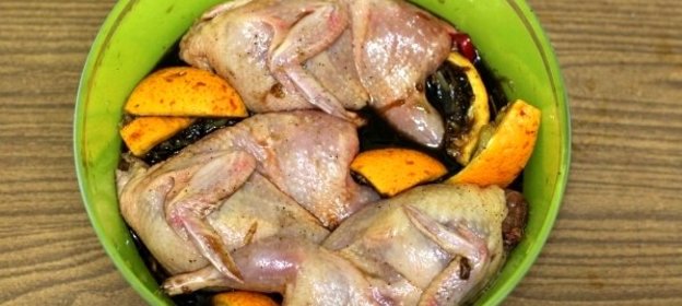 Маринад для перепелов на гриле