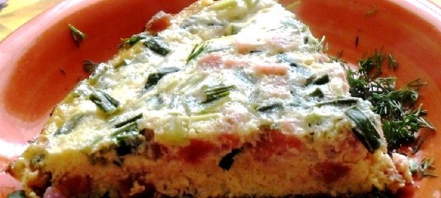 Яичница на кефире