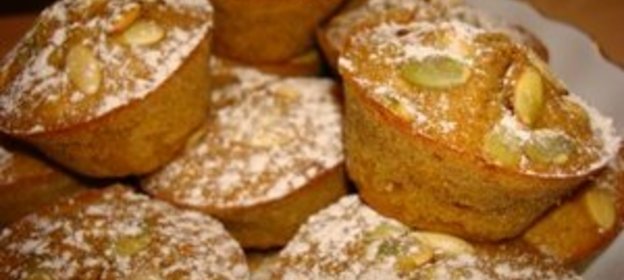 Тыквенные маффины с корицей и семечками