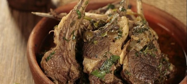 Баранина с тархуном и ткемали (Чакапули)