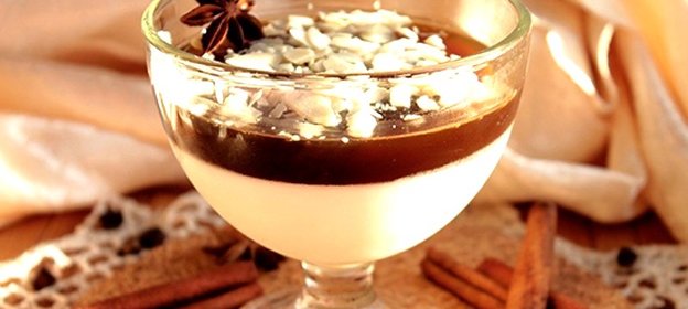 Молочно-кофейное желе