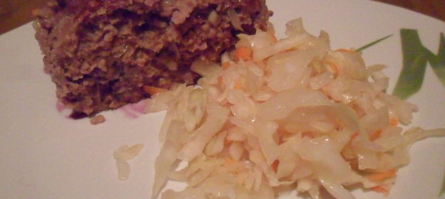 Мясной хлебец с помидорками черри