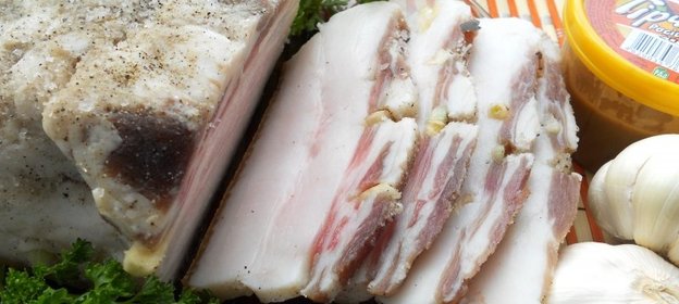 Сало соленое