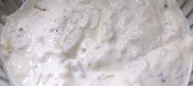 Соус из сливок и майонеза