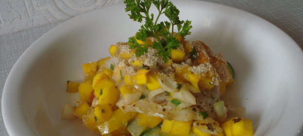 Запеканка из рыбы с тыквой