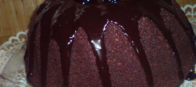 Шоколадно-ореховый кекс Русский