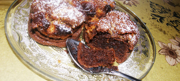 Шоко-маффины с хрустящей шапочкой