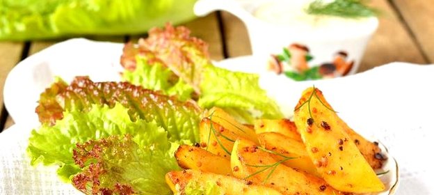 Картофель в горчичном маринаде в мультиварке